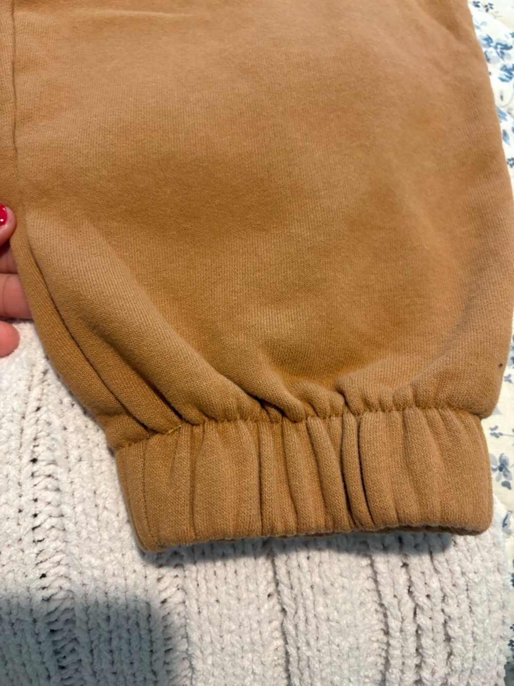 Hollister Caramel Brown Fleece-Lined Joggers - Picture 3 of 3